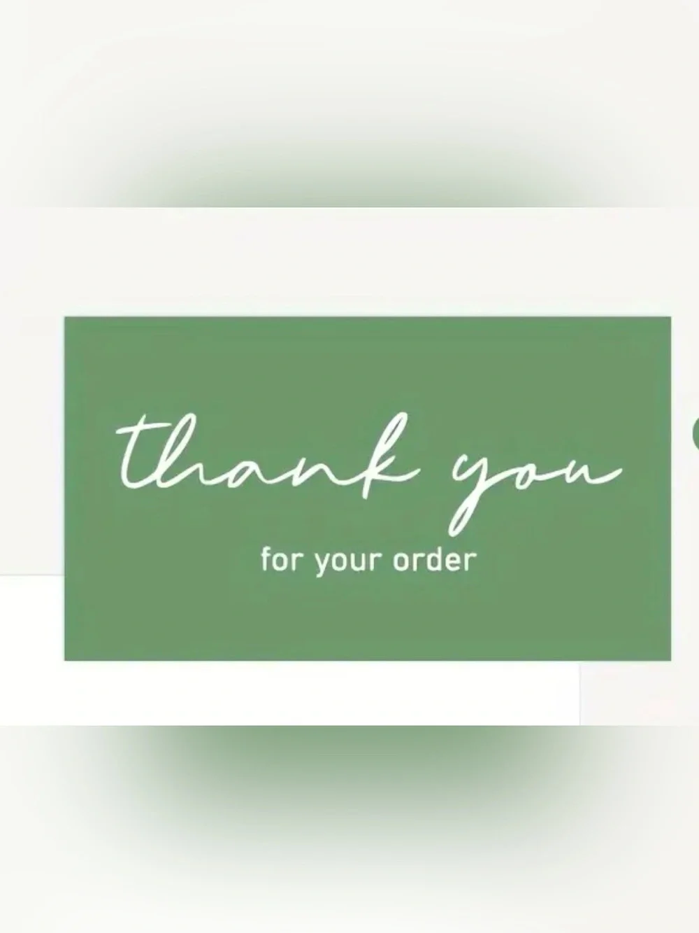 50pcs Thank You Cards New Design